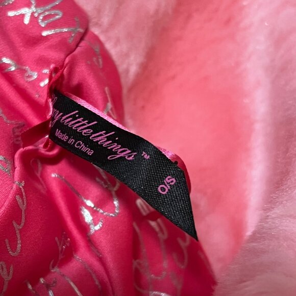 Victoria's Secret Pink Velvet "Santa Baby" Vintage Hat with Rhinestones - Picture 4 of 5